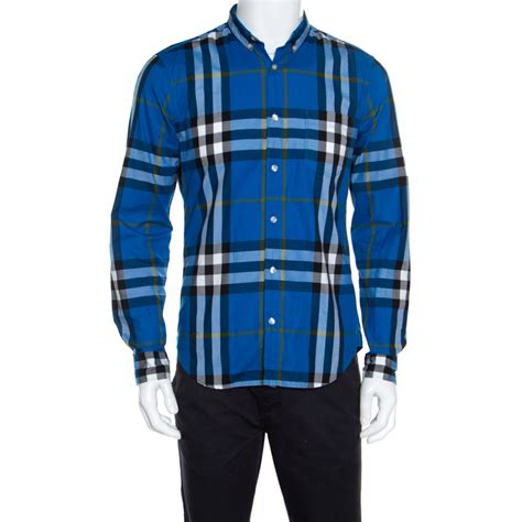 men burberry long sleeve shirt|men's burberry button down shirt.